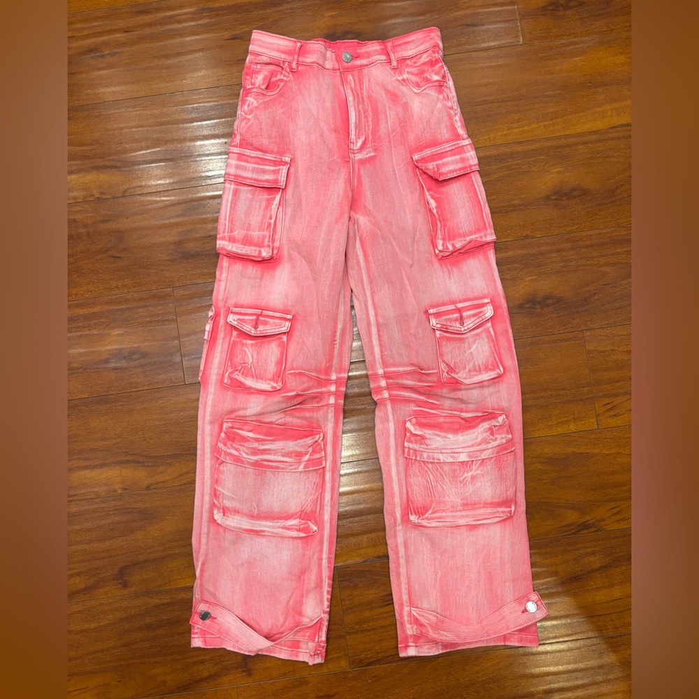 Hot Pink Cargo Pants